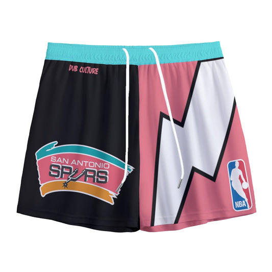 Spurs Mismatch Mesh Shorts