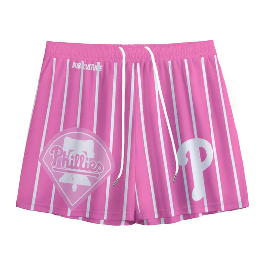 Pink Phillies Mesh Shorts